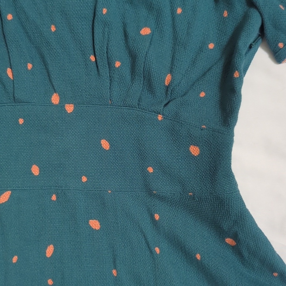 NWT Free People Abbie Reversible Mini Dress, Color Green Combo Size 2 - Picture 14 of 16